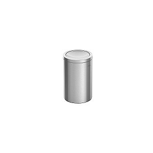Lixeira Inox Tramontina Swing Com Acabamento Acetinado E Tampa Basculante 20 L