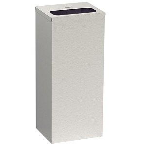 Lixeira Inox Tramontina Square Com Acabamento Acetinado 50 L