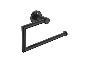 Toalhiero Anel Hotels Round Matte Black - A817579C40