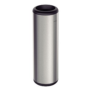 Lixeira Inox Tramontina Portofino Com Acabamento Acetinado E Aro E Base Em Polipropileno 20 L