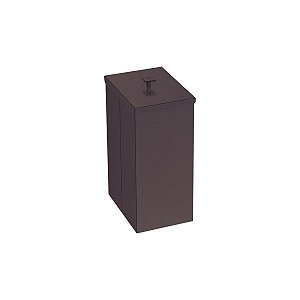 Lixeira Tramontina Luz Slim Em Aço Inox Com Acabamento Acetinado E Revestimento Black Matte 5,5 L