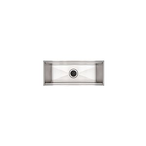 Canal Organizador Em Aço Inox Tramontina Para Sobrepor Com Acabamento Acetinado 45X18 Cm