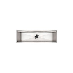 Canal Organizador Em Aço Inox Tramontina Para Sobrepor Com Acabamento Acetinado 60X18 Cm
