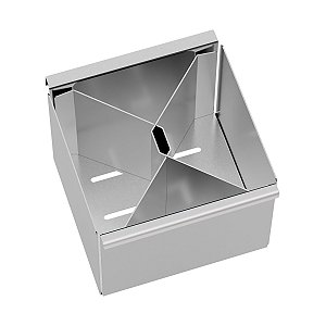 Porta Talheres Tramontina Em Aço Inox Com Acabamento Acetinado Para Uso No Canal Organizador