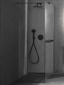 Acabamento Para Monocomando De Banheira Ou Ducha Com Desviador Ona Matte Black - A5A0B9ENB0