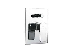 Monocomando De Banheira E Chuveiro Escuadra Com Desviador (Base De Embutir Acompanha O Produto) - A5A0620C0C