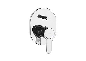 Monocomando De Banheira E Chuveiro L20 (Com Desviador) (Base De Embutir Acompanha O Produto) - A5A0609C0C