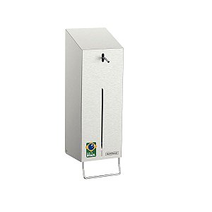 Dispenser De Álcool Gel E Sabão Líquido 1 Litro Tramontina Em Aço Inox Com Acabamento Acetinado