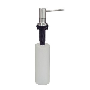 Dosador De Sabão Tramontina Em Aço Inox Com Recipiente Plástico 500 Ml