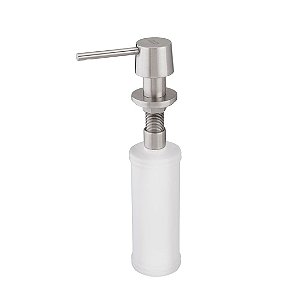 Dosador De Sabao Aco Inox Escov. Redondo - 13318