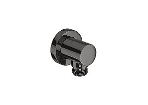 Conexão De Agua 1/2 Para Ducha Manual Titanium Black - A5B1450CN0