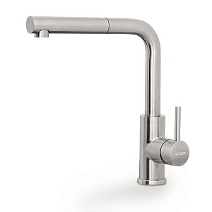 Monocomando Tramontina Monde Plus Em Aço Inox E Acabamento Acetinado Com Extensor