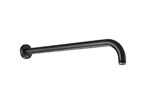 Braço Chuveiro Parede Redondo 400Mm Matte Black - A5B0250NB0