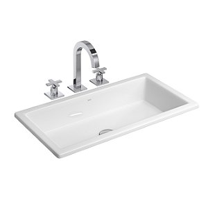 Cuba Sobrepor Retang 590X305Mm-Branco Nw - L.1070.17
