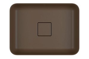 Cuba Retangular De Apoio 40 Cm-Marrom Fc - L.13040.22