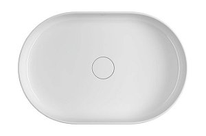 Cuba Oval De Apoio 60Cm-Branco - L.14060.17