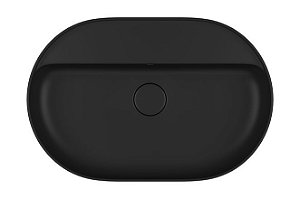 Cuba Oval De Apoio C Mesa 60Cm-Ébano Fc - L.14060.M.94