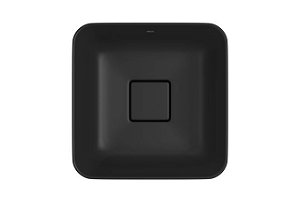 Cuba Sobrepor Quadrada 30Cm Ébano Fosco - L.21030.94
