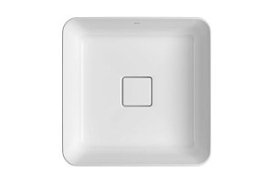 Cuba Sobrepor Quadrada 40Cm Branco - L.21040.17