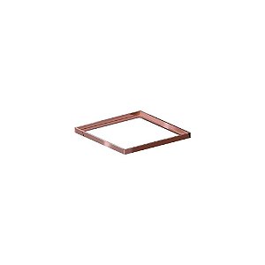 Elleve - Porta Grelha Quadrado 100Mm Rose Gold - 5572