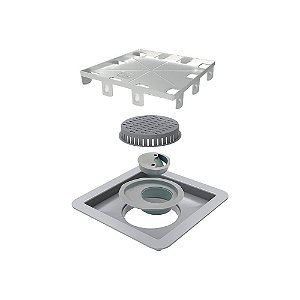 Elleve - Square Tampa Oculta 15X15Cm - 209