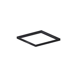Elleve - Porta Grelha Quadrad0 150Mm Grafite - 5577