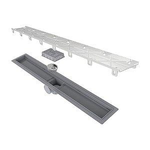 Elleve - Ralo Linear Smart Tampa Oculta 70Cm - 263