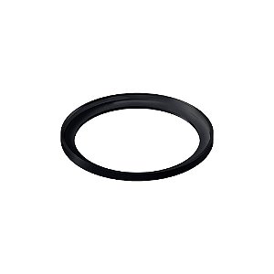 Elleve - Porta Grelha Redondo 150Mm Black Matte - 4192