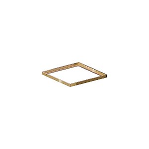 Elleve - Porta Grelha Quadrado 100Mm Gold - 4181
