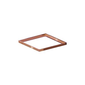 Elleve - Porta Grelha Quadrado 150Mm Red Gold - 4190