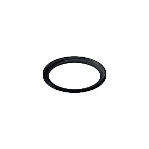 Elleve - Porta Grelha Redondo 100Mm Black Matte - 4184