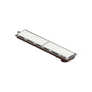 Novii - Ralo Linear Pvc Seco 50Cm Acab. Branco - 4219
