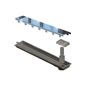 Novii - Ralo Linear Pvc Sifonado 50Cm Acab. Polido - 4225