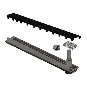 Elleve - Ralo Linear Versatile Tampa Black Matte 75Cm - 4260