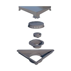 Elleve - Vertex Tampa Inox Escovada - 5208