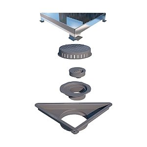 Elleve - Ralo Linear - Vertex Tampa Inox Polida - 5209