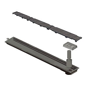 Novii - Ralo Linear Pvc Sifonado 75Cm Oculto - 6087