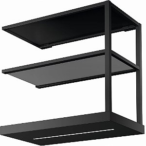 Prateleira 60Cm Para Coifa Modular Black Matte - 18781