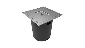 Lixeira Quadrada De Embutir 5L - 20.03.20525