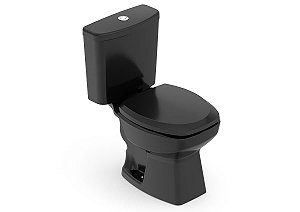 Kit Bacia Com Caixa, Assento Pp Soft Close E Complementos De Instalação Thema