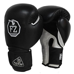 Luva de Boxe Fuzyon Couro Preta