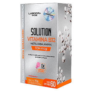 Solution Vitamina B12 Mastigável Metilcobalamina 9,94 mcg
