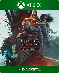 THE WITCHER 3: WILD HUNT + 1 JOGO BRINDE — REMASTERED – Xbox Series X|S – Mídia Digital