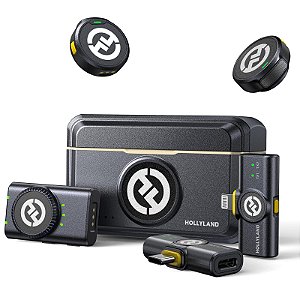 Microfone de lapela Hollyland LARK M2 Combo