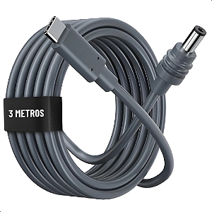 Cabo Energia Carregador Dc Usb-C 3 Metros Para Starlink Mini