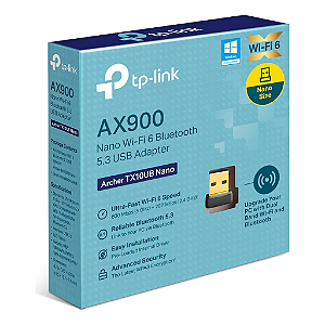 Adaptador wi-fi 6x e bluetooth 5.3  Tp-link AX900