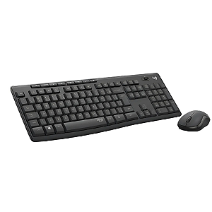Kit teclado e mouse sem fio Logitech MK295 Silent