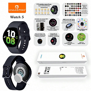Relógio Smartwatch 5 Hmaston Redondo