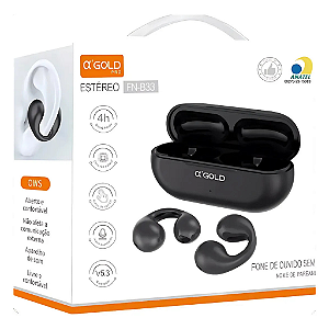 Fone de ouvido bluetooth condução óssea a'gold FN-BT33