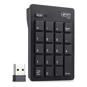 Teclado numérico sem fio Knup  KP 20038